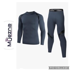 NEW MUENZA THERMAL SET UNDERGARMENT LONG JOHN BASE LAYER FLEECE LINED